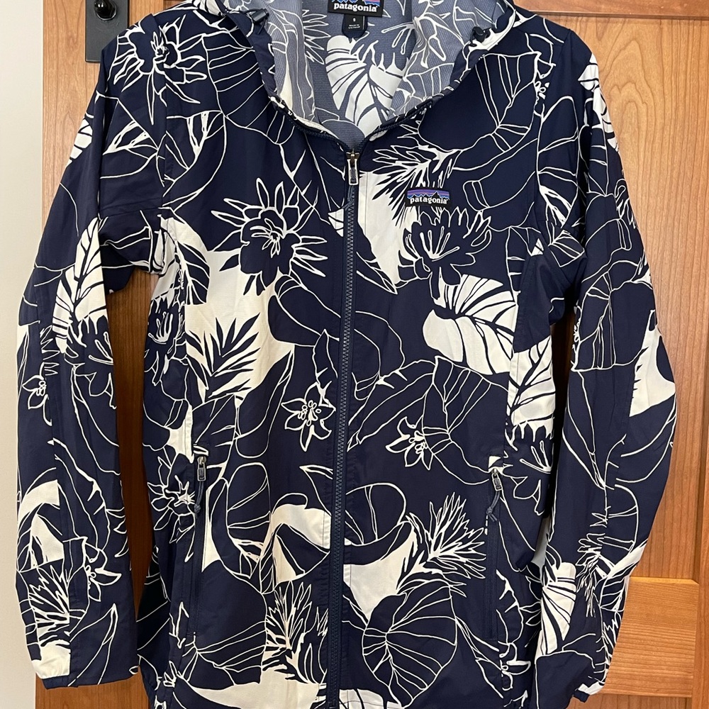 Patagonia Floral Print Bajadas Hoodie Jacket